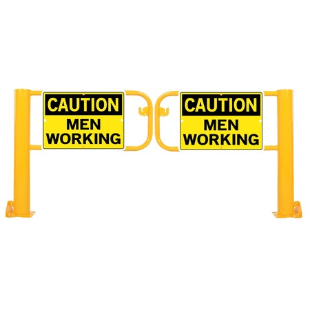 VESTIL Swivel Dock GATE Pair for 10 FT Door (SDG-10-SI-C-01)